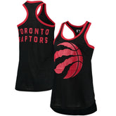 Toronto Raptors G-III Sports by Carl Banks Women's Showdown Scoop-Neck Racerback Tank Top Black - NBA