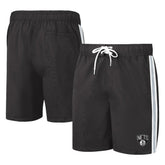 Brooklyn Nets G-III Sports by Carl Banks Sand Beach Volley Swim Shorts Black/Gray - NBA