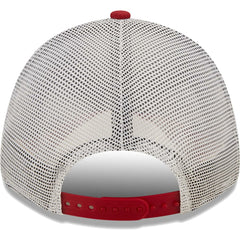 Arizona Cardinals New Era Logo Patch Trucker 9FORTY Snapback Hat Cardinal/White | NFL