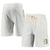 Detroit Tigers Concepts Sport Mainstream Logo Terry Tri-Blend Shorts - MLB