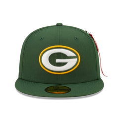 Green Bay Packers New Era x Alpha Industries Alpha 59FIFTY Fitted Hat Green | NFL