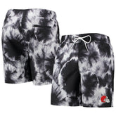 Cleveland Browns G-III Sports by Carl Banks Splash Volley Swim Shorts Black | NFL