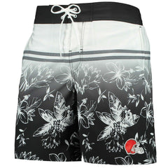 Cleveland Browns G-III Sports by Carl Banks Island Volley Swim Shorts Black | NFL