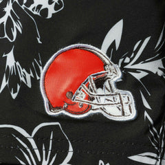 Cleveland Browns G-III Sports by Carl Banks Island Volley Swim Shorts Black | NFL