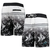 Carolina Panthers G-III Sports by Carl Banks Island Volley Swim Shorts Black | NFL