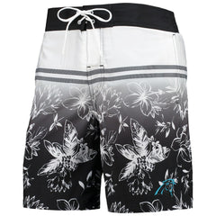Carolina Panthers G-III Sports by Carl Banks Island Volley Swim Shorts Black | NFL
