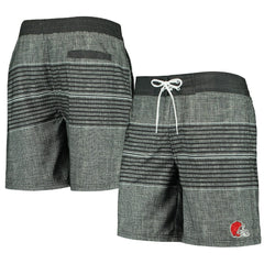 Cleveland Browns G-III Sports by Carl Banks Horizon Swim Shorts Black | NFL