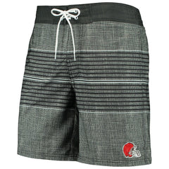 Cleveland Browns G-III Sports by Carl Banks Horizon Swim Shorts Black | NFL