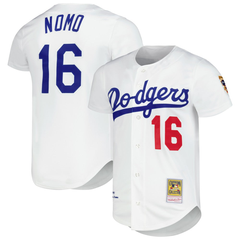 Hideo Nomo Los Angeles Dodgers Mitchell & Ness Cooperstown Collection Authentic Jersey - MLB