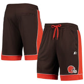 Cleveland Browns Starter Fan Favorite Fashion Shorts Brown/Orange | NFL