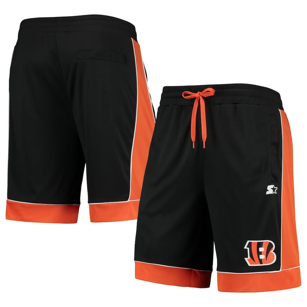 Cincinnati Bengals Starter Fan Favorite Fashion Shorts Black/Orange | NFL
