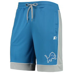 Detroit Lions Starter Fan Favorite Fashion Shorts Blue/Gray | NFL