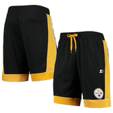 Pittsburgh Steelers Starter Fan Favorite Fashion Shorts Black/Gold | NFL