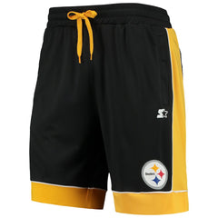 Pittsburgh Steelers Starter Fan Favorite Fashion Shorts Black/Gold | NFL