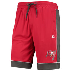 Tampa Bay Buccaneers Starter Fan Favorite Fashion Shorts Red/Pewter | NFL