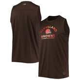 Cleveland Browns MSX by Michael Strahan Rebound Tank Top Brown | NFL