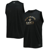 New Orleans Saints MSX by Michael Strahan Rebound Tank Top Black | NFL