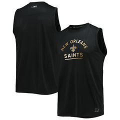 New Orleans Saints MSX by Michael Strahan Rebound Tank Top Black | NFL