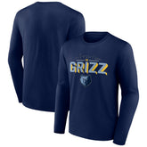 Memphis Grizzlies Tip-Off Long Sleeve T-Shirt Navy - NBA