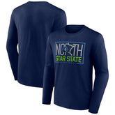 Minnesota Timberwolves Tip-Off Long Sleeve T-Shirt Navy - NBA