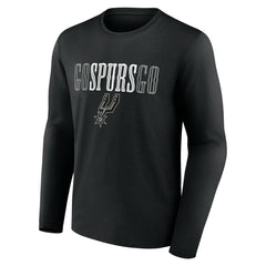San Antonio Spurs Tip-Off Long Sleeve T-Shirt Black - NBA