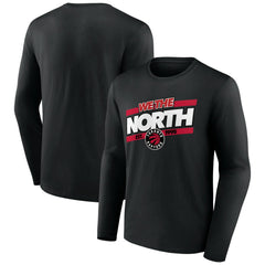 Toronto Raptors Tip-Off Long Sleeve T-Shirt Black - NBA
