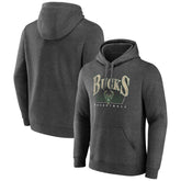 Milwaukee Bucks Selection Pullover Hoodie Charcoal - NBA