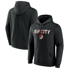 Portland Trail Blazers Tip-Off Pullover Hoodie Black - NBA
