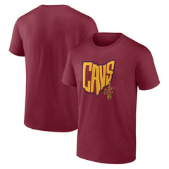 Cleveland Cavaliers Tip-Off T-Shirt Wine - NBA
