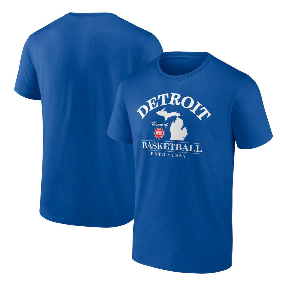 Detroit Pistons Tip-Off T-Shirt Blue - NBA