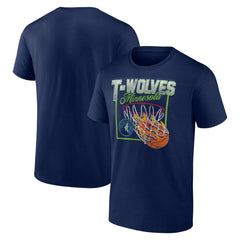 Minnesota Timberwolves Alley Oop T-Shirt Navy - NBA