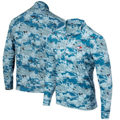 Toronto Blue Jays Digital Camo Performance Quarter-Zip Pullover Jacket - MLB