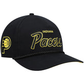 Indiana Pacers '47 Crosstown Script Hitch Snapback Hat Black - NBA