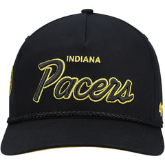 Indiana Pacers '47 Crosstown Script Hitch Snapback Hat Black - NBA