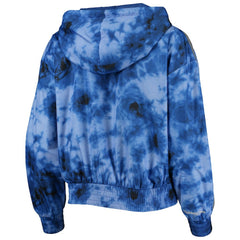 Philadelphia 76ers Women's Galaxy Sublimated Windbreaker Pullover Full-Zip Hoodie Royal - NBA