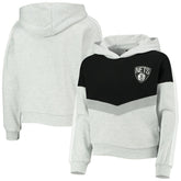 Brooklyn Nets Girls Youth All Yours Pullover Hoodie Heathered Gray - NBA