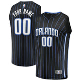 Orlando Magic Youth Fast Break Replica Custom Jersey Black Icon Edition - NBA