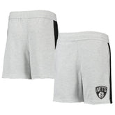 Brooklyn Nets Youth Wingback Shorts Heathered Gray - NBA