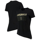St. Louis Cardinals Levelwear Women's Birch Delta Asymmetrical T-Shirt - MLB