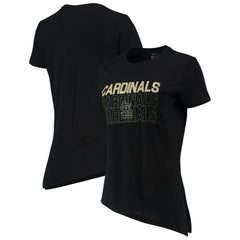 St. Louis Cardinals Levelwear Women's Birch Delta Asymmetrical T-Shirt - MLB