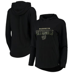 Washington Nationals Levelwear Women's Vivid Scuba Neck Pullover Hoodie - MLB