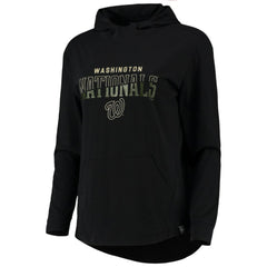 Washington Nationals Levelwear Women's Vivid Scuba Neck Pullover Hoodie - MLB