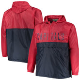 Washington Capitals Big & Tall Anorak Half-Zip Pullover Hoodie - Red - NHL