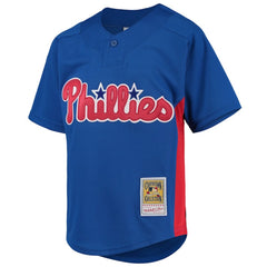 Roy Halladay Philadelphia Phillies Mitchell & Ness Youth Cooperstown Collection Mesh Batting Practice Jersey - MLB