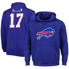 Josh Allen Buffalo Bills Big & Tall Fleece Name & Number Pullover Hoodie Royal | Fanatics