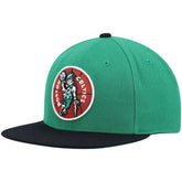 Boston Celtics Hardwood Classics Team Two-Tone 2.0 Snapback Hat Kelly Green/Black - NBA