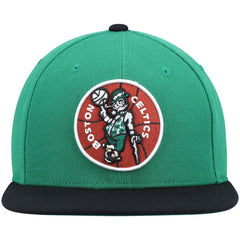 Boston Celtics Hardwood Classics Team Two-Tone 2.0 Snapback Hat Kelly Green/Black - NBA
