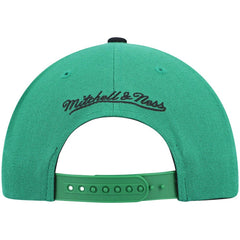 Boston Celtics Hardwood Classics Team Two-Tone 2.0 Snapback Hat Kelly Green/Black - NBA