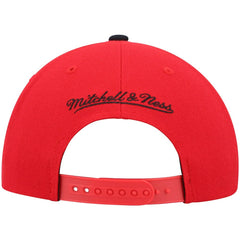 Chicago Bulls Hardwood Classics Team Two-Tone 2.0 Snapback Hat Red/Black - NBA