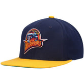 Golden State Warriors Hardwood Classics Team Two-Tone 2.0 Snapback Hat Navy/Gold - NBA